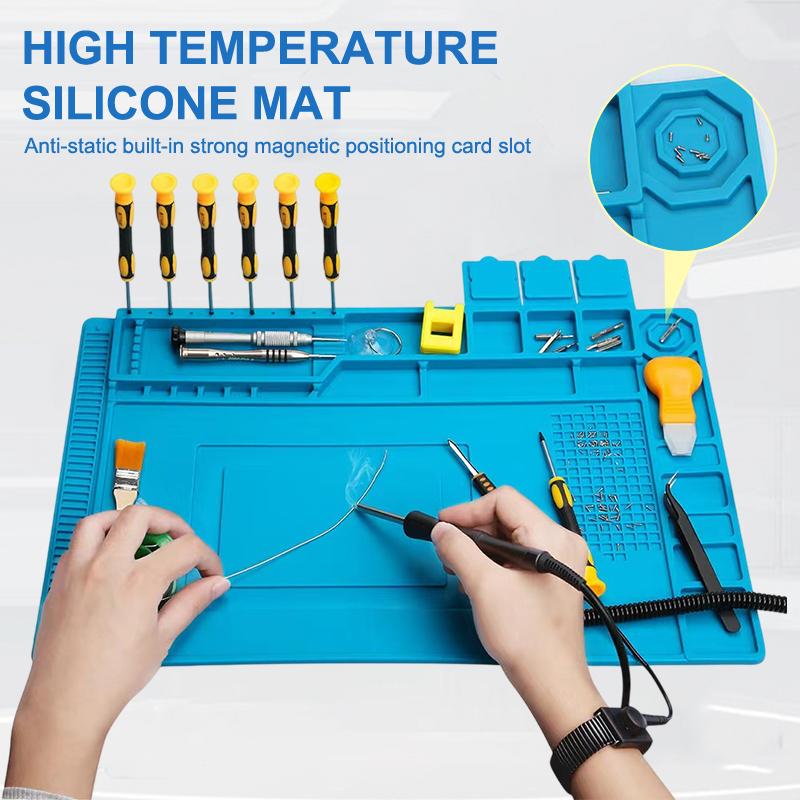 Electronics Repair Training - Tapete de Silicona Antiestático Resistente al