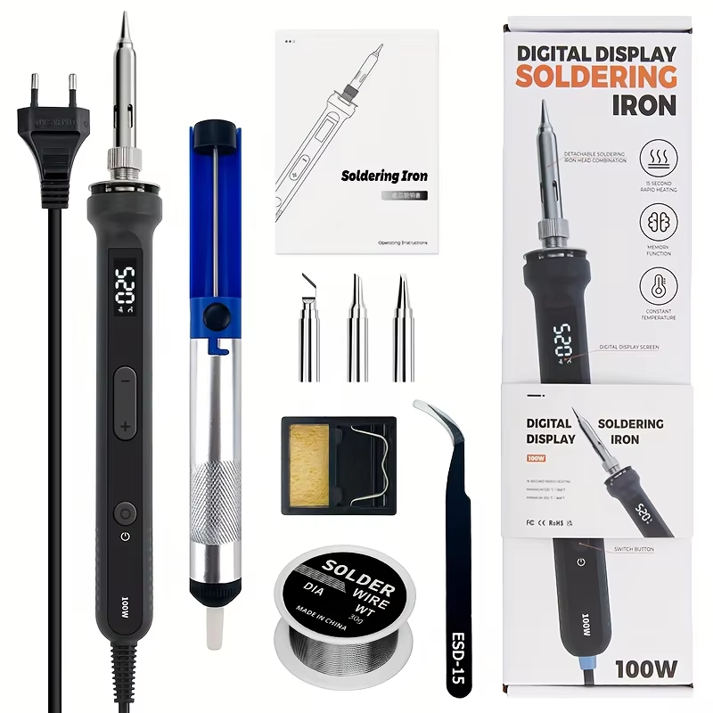 Kit de soldador digital de 100 - Electronics Repair Kit reseña y precio