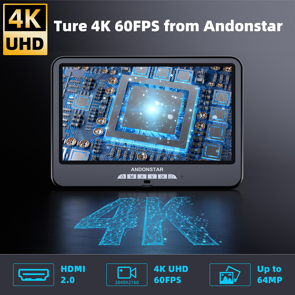 Andonstar primer microscopio D - Electronics Repair Microscope reseña y precio