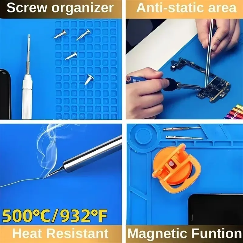 Estera magnética estera de tra - Electronics Repair Workstation reseña y precio