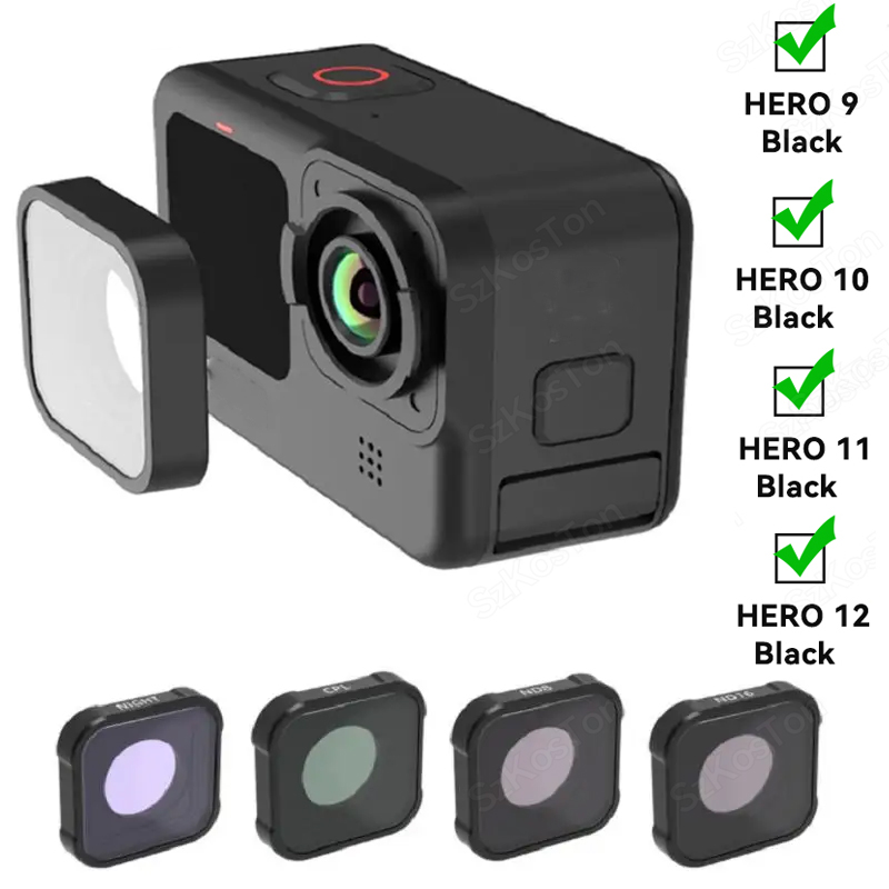 Kit de filtro CPL UV ND8 ND16  - Gopro Action Camera Hero 12 Black reseña y precio