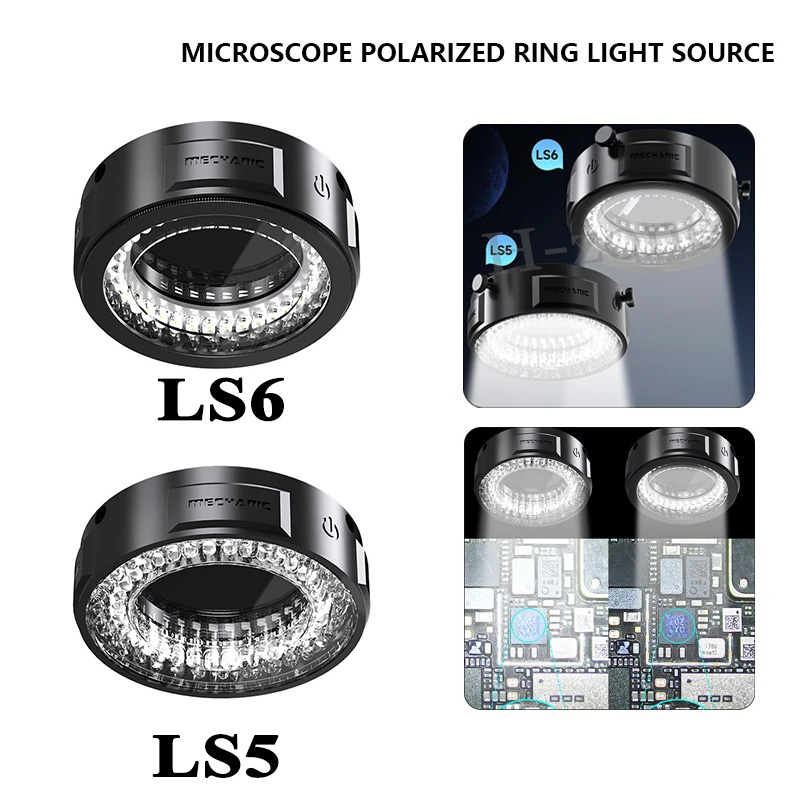 Anillo de luz para microscopio - Electronics Repair Microscope reseña y precio