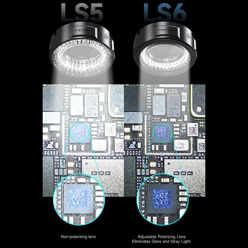 Anillo de luz para microscopio - Electronics Repair Microscope reseña y precio