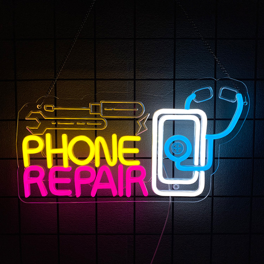 Letrero de neón para reparació - Electronics Repair Shops reseña y precio
