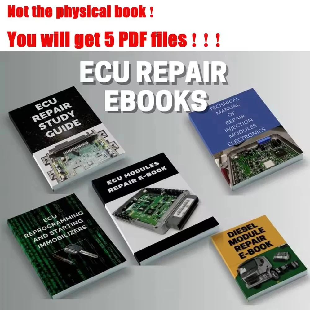 Manuales de Reparación de ECU  - Electronics Repair Guide reseña y precio
