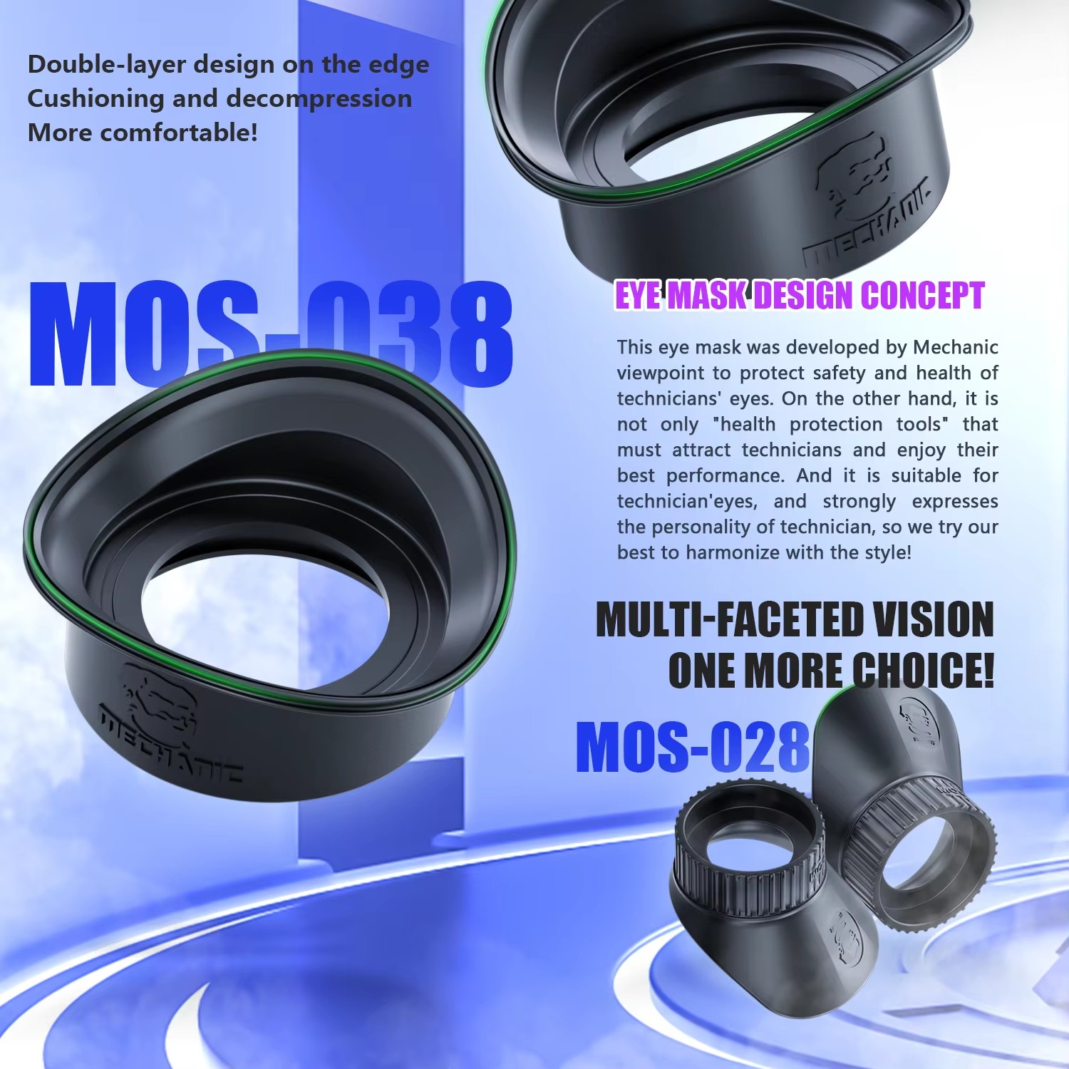 Protectores Oculares de Goma S - Electronics Repair Microscope reseña y precio